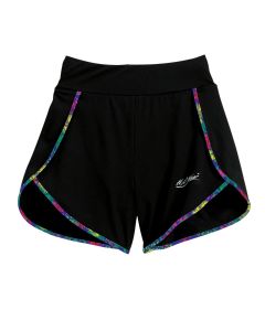 Flirty Shorts w/ Built-In Matching Brief - Black w/ Kona 