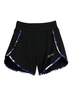 Flirty Shorts w/ Built-In Matching Brief - Black w/ Kauai 