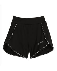 Flirty Shorts w/ Built-In Matching Brief - Black w/ Raven