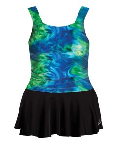 Support Tank with Skirt - Black with Luna 