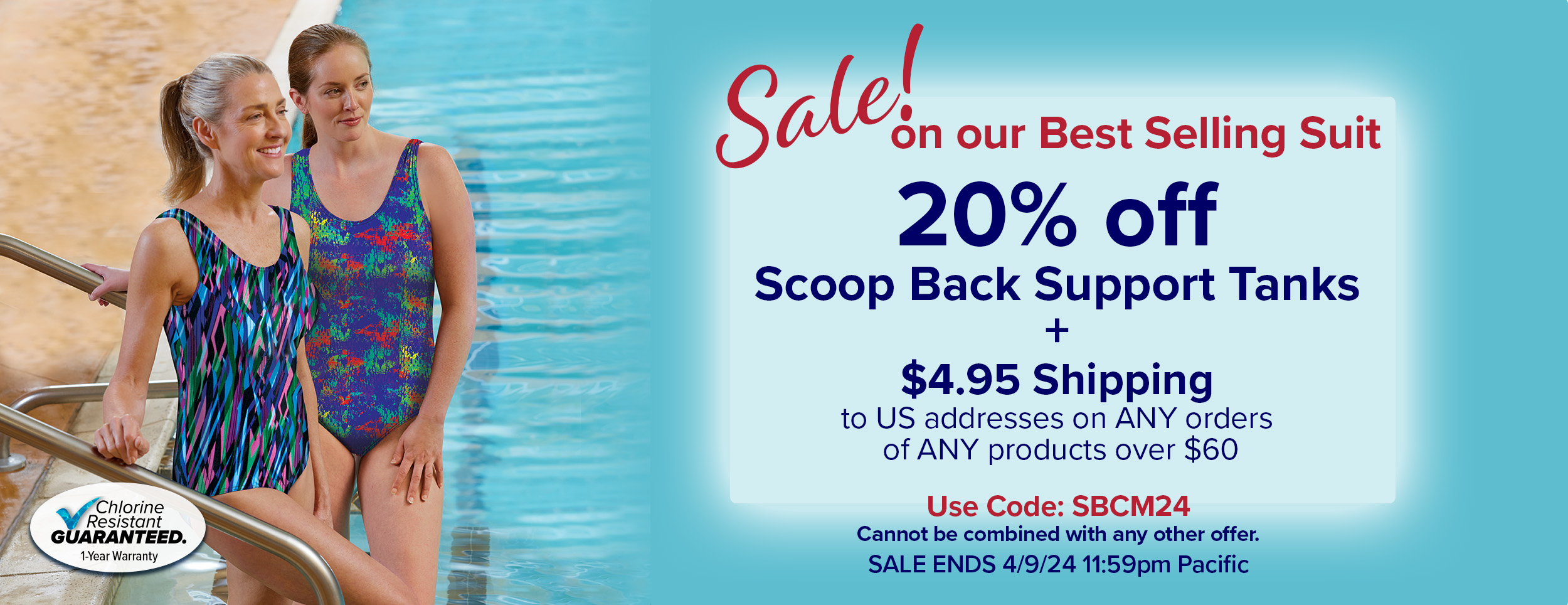 20 Percent off all scoop back support tanks using code SBCM24